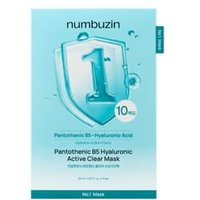 numbuzin - No.1 Pantothenic B5 Hyaluronic Active Clear Mask Set 10 sheets 26ml x 10 sheets