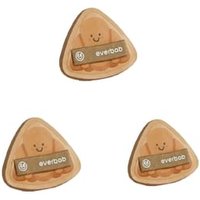 everbab - Chocolate Croissant Cushion Puff - 4 Types Set - 3pcs