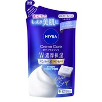 Nivea Japan - Cream Care Double Rich Moisture Body Wash European White Soap - 340ml Refill