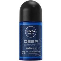 NIVEA - Men Deep Darkwood Maxxtech Anti-Perspirant Black Carbon Deodorant Roll On 50ml