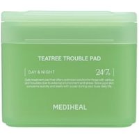 MEDIHEAL - Discos de Algodón con Tónico Calmantes Tea Tree Trouble Pad
