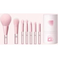 BLJ - Mini Make Up Brush Bucket Set - Sweet Peaches #Pink - 7pcs