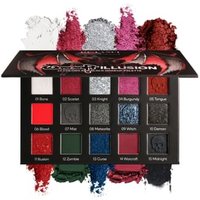 DE'LANCI - 15 Color Warcraft Illusion Red & Black Pigment Eyeshadow Palette #15 Color Warcraft Illusion