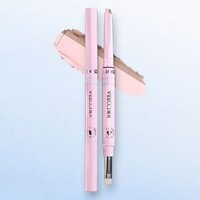 VEECCI - Dual Tone Sculpting Aegyo Sal Pen - 2 Colors W01# Warm Brown - 300mg