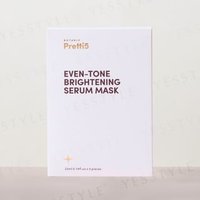 Botanic Pretti5 - Even-Tone Brightening Serum Mask 5 pcs