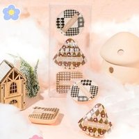 GOGO TALES - Houndstooth Cloud Sensation Puff Set #Puff - 3pcs