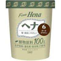 TENSTAR - Fine Hena Color Hair Dye 6 Dark Brown 40g x 2