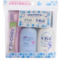 Kao - Clear Clean Travel Oral & Bath Care Set 4 pcs