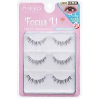 MEKO - Focus U Upper False Eyelashes Natural Style 3 pairs
