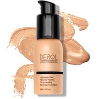 DEROL - Lightweight Oil-Controlling Coverage Foundation - 6 Shades #04 Wheaten - 30ml product view