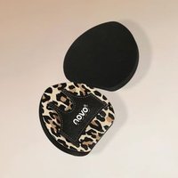 NOVO - Leopard Print Soft Vest Makeup Puff 1pc