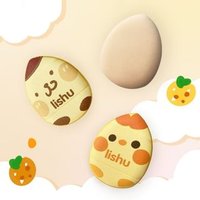 lishu - Finger Powder Puff Set Pompompurin Limited Edition - 2 Types Pompompurin (3pcs)