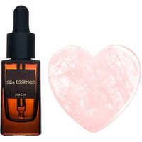 SEA ESSENCE - VR Beauty Oil & Rose Quartz Facial Beauty Plate Set 1 set