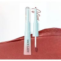 Sace Lady - 2-in-1 Lip Cream Booster - 8 Colors B01# Rose Veil (1.8g + 0.2g)