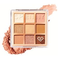 SPENNY - 9 Color Eyeshadow Palette - Pink Brown #062 Pink Brown