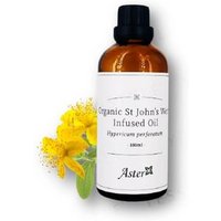 Aster Aroma - Organic St John's Wort Infused Sunflower Oil 100ml