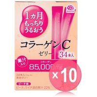 Collagen C Jelly Peach 10pcs Bundle Set 7 pcs x 10 pcs