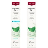 red seal - Complete Care Herbal & Mineral Toothpaste With Fluoride Mild Mint - With Fluoride - 100g