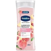 Vaseline - Healthy Bright Superfood Freshlock 100% Peach Essence & Vitamin E Body Lotion 100ml 100ml