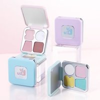 biya - Joyful Dream 4-Color Eyeshadow Palette - 4 Types DO01# Amusement Pink - 5g