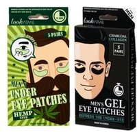 lookATME - Men's Gel Eye Patches - 2 Types Charcoal and Collagen