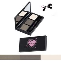 FLORTTE - No Worries Series Three-Color Eyebrow Powder - 2 Colors #02 Cool Grey - 4.2g