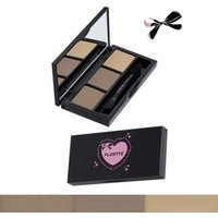FLORTTE - No Worries Series Three-Color Eyebrow Powder - 2 Colors #01 Warm Brown - 4.2g