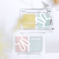 HYNTOOR - Spring Series Two-Tone Eyeshadow Palette - 10 Types 027# Lilac Purple - 3g
