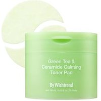 By Wishtrend - Green Tea & Ceramide Calming Toner Pad - Disques toniques hydratants