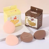 YAOZHI - Marshmallow Powder Puff Set with Case - 2 Types