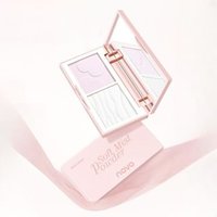 NOVO - Dual-Color Multi-Effect Soft Mist Pressed Powder - 3 Colors 02# Light Pink (4g + 4g)