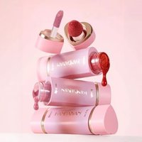 HANDAIYAN - Lip Gloss & Liquid Blush Dual-ended Stick - 6 Colors 01# - 9.5ml