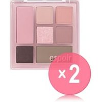 espoir - Easy Wear Eye Palette - 3 Types 2pcs Bundle Set #03 Berry Latte x 2 pcs