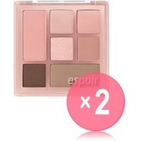 espoir - Easy Wear Eye Palette - 3 Types 2pcs Bundle Set #02 Rose Latte x 2 pcs
