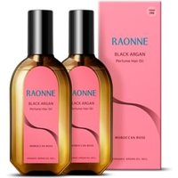 RAONNE - Black Argan Perfume Hair Oil Duo Set - 2 Types Moroccan Rose