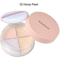 Kirei&co. - 4 Color Face Powder 02 Honey Pearl