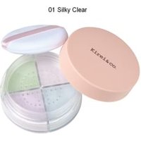 Kirei&co. - 4 Color Face Powder 01 Silky Clear