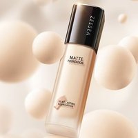 ZEESEA - Silky Lasting Liquid Foundation-Matte & Blemish Concealing - 2 Shades #MW02 Warm beige - 30g