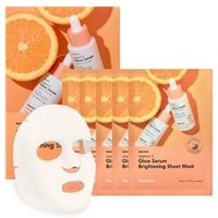 Hanskin - Vitamin C Glow Serum Brightening Sheet Mask Set 23ml x 10 sheets