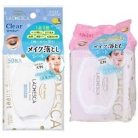 Kose - Lachesca Makeup Remover Sheet Clear - 50 pcs