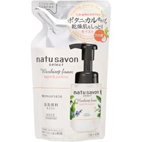 Kose - Natu Savon Select Washing Foam Apple & Jasmine 160ml Refill