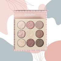 CHEERFLOR - Farley Garden Magic Circle Embossed Eyeshadow - CFR968 Morandi Pink CFR968 Morandi Pink - 6.8g