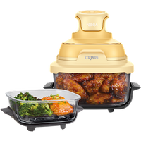 Ninja CRISPi 4-i-1 transportabel glas-airfryer i Gul | FN101EUGD | af SharkNinja