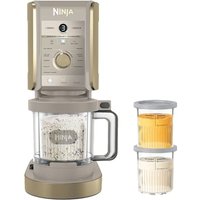 Ninja CREAMi Deluxe 10-in-1 Ice Cream and Frozen Drink Maker in Stone Gold | NC501UKSTGD | by SharkNinja