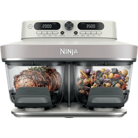 Ninja CRISPi DualZone 8-in-1 Function Glass Air Fryer in Bone | DD102UKIV2 | by SharkNinja