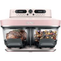Ninja CRISPi DualZone 8-in-1 Function Glass Air Fryer in Rose Quartz | DD102UKPK1 | by SharkNinja