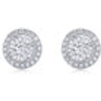 'Classics' 18K White Gold Diamond Earrings