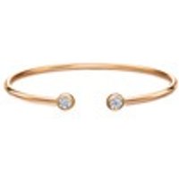 'Fantasy' 18K White & Red Gold Diamond Bangle