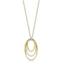 'Marrakech Onde' 18K Yellow & White Gold Diamond Necklace