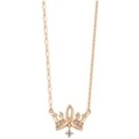 18K Rose Gold Diamond Necklace